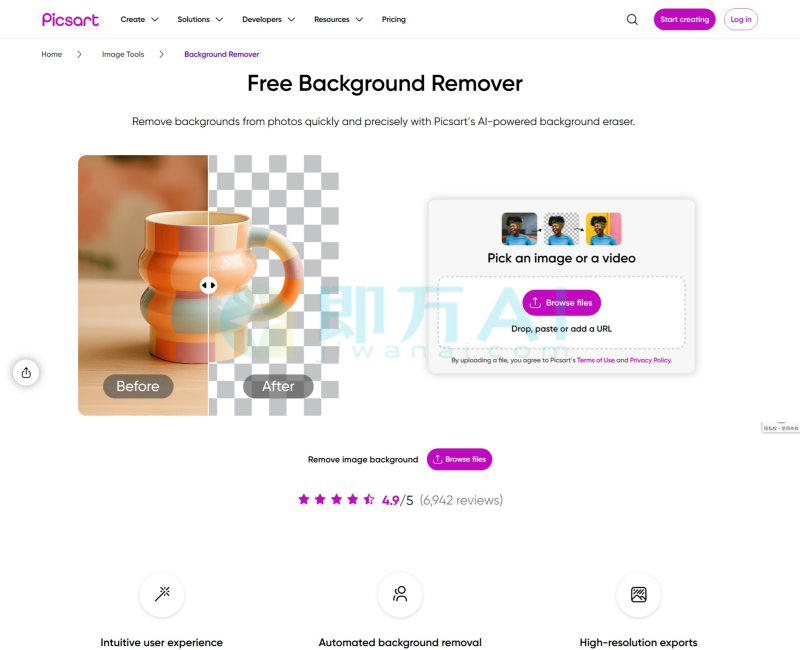 Picsart Background Remover
