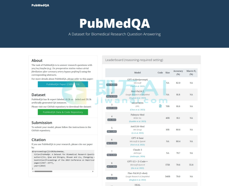 PubMedQA