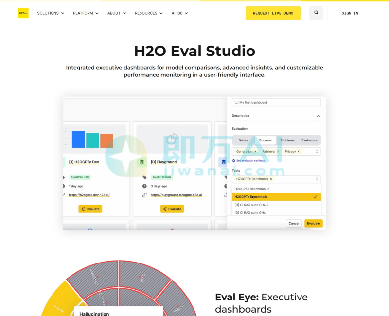 H2O Eval Studio