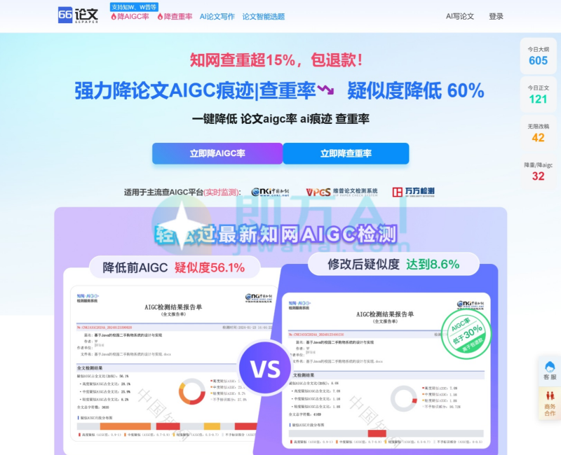 66论文降AI率